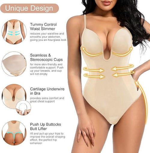 Body moldeador sin costuras color beige – talla XL/XXL - additional image 1