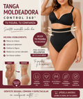 Tanga moldeadora de cadera negro L/XL