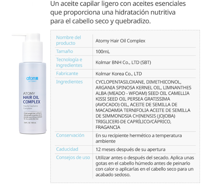 Aceite capilar Coreno natural